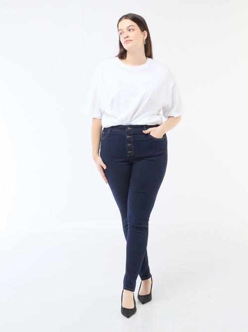 High-waisted skinny trousers - L32 - Kiabi