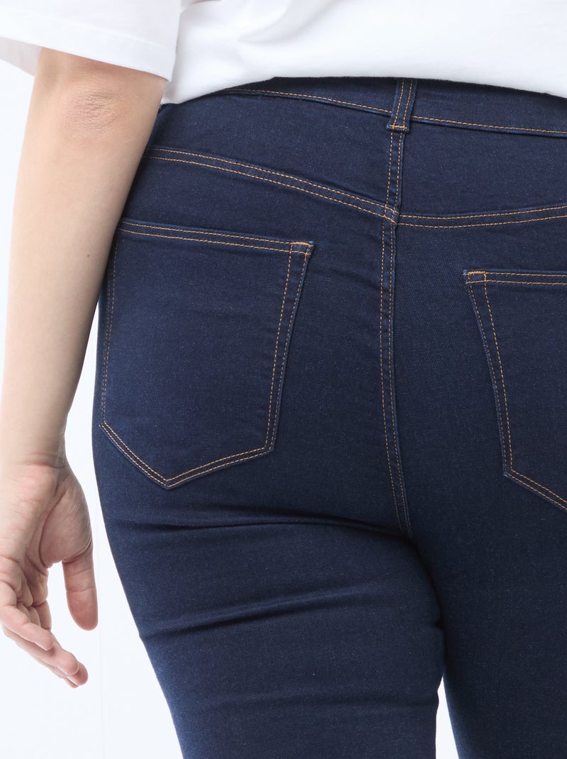 High-waisted skinny trousers - L32 Blue - Kiabi