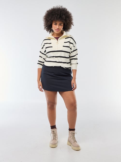 High-waisted skort - Kiabi