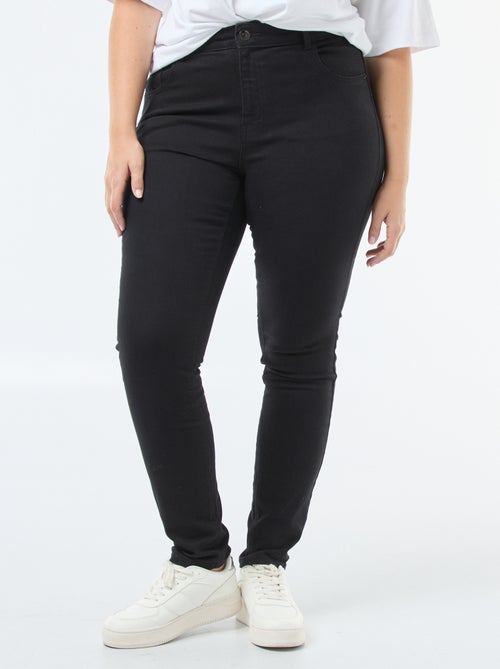 High-waisted slim-fit jeans - L32 - Kiabi