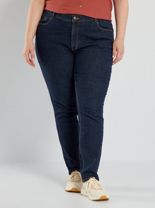 High-waisted slim-fit jeans - L32 - Kiabi High-waisted slim-fit jeans - L32 - Kiabi