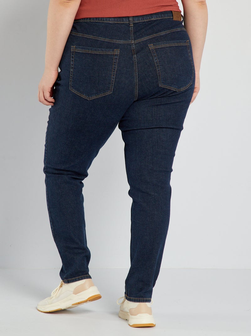 High-waisted slim-fit jeans - L32 BLUE - Kiabi