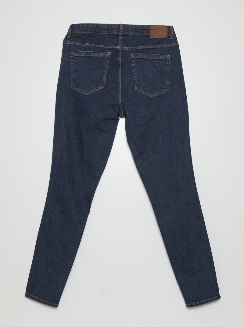 High-waisted slim-fit jeans - L34 BLUE - Kiabi