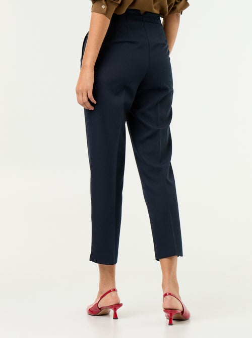 High-waisted straight-leg trousers - Kiabi