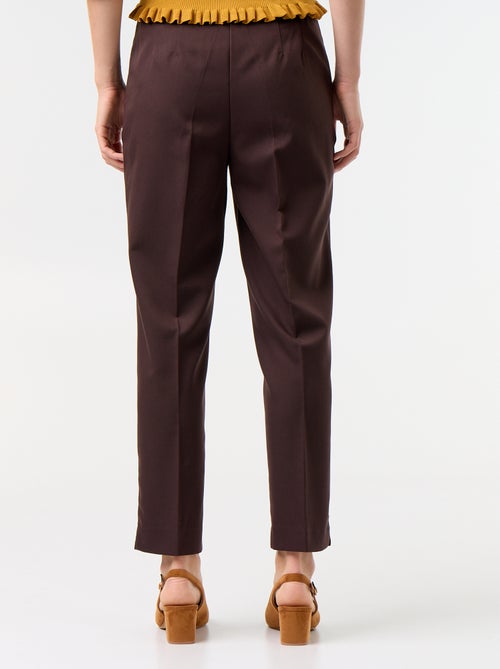 High-waisted straight-leg trousers - Kiabi