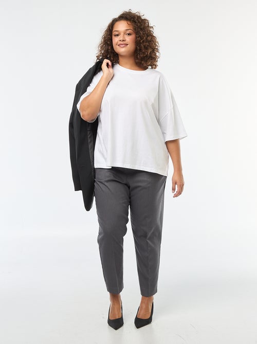 High-waisted straight leg trousers - Kiabi