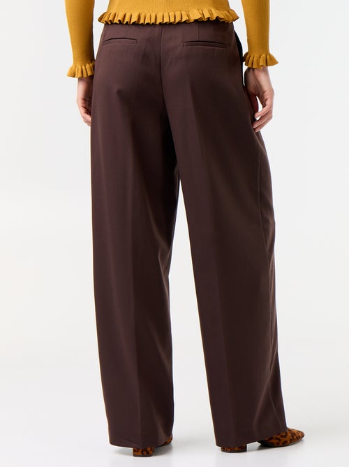 High-Waisted Wide-Leg Pants - Kiabi