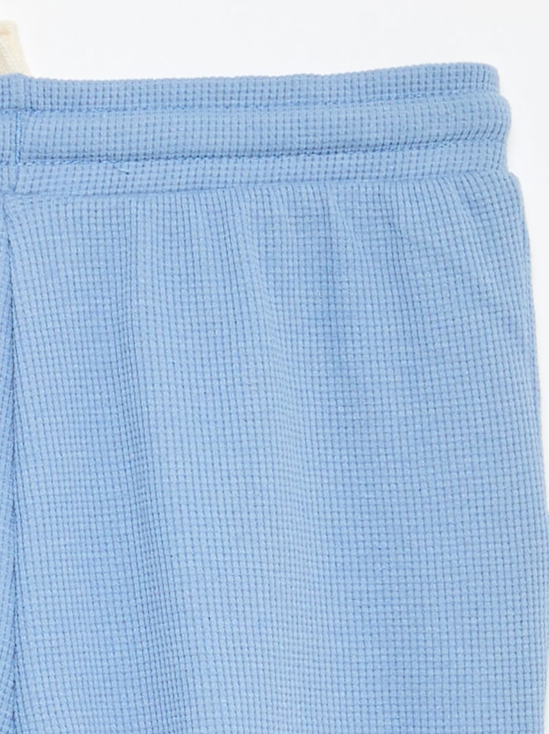 Honeycomb Shorts Blue - Kiabi