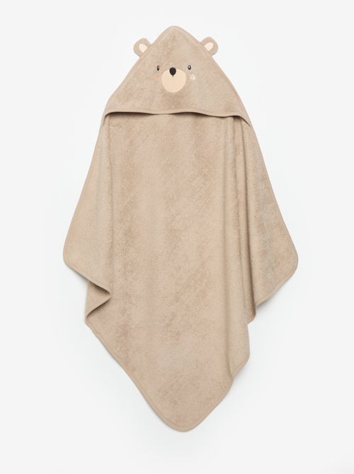 Hooded bath cape with animal ears - Kiabi