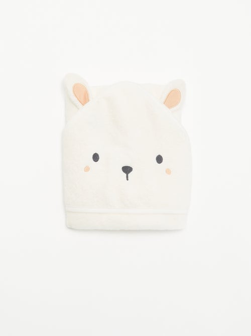 Hooded bath cape with animal ears - Kiabi