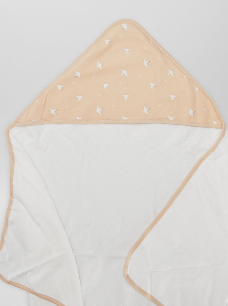 Hooded bath towel BROWN - Kiabi