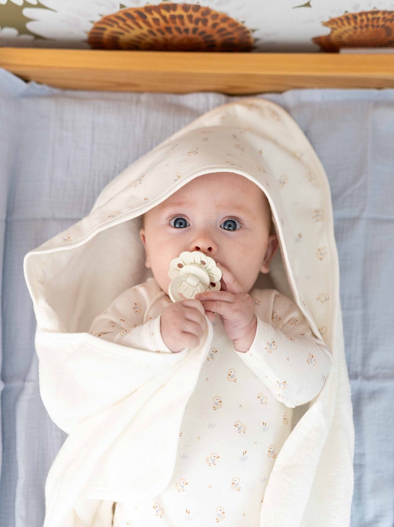 Hooded bath towel WHITE - Kiabi