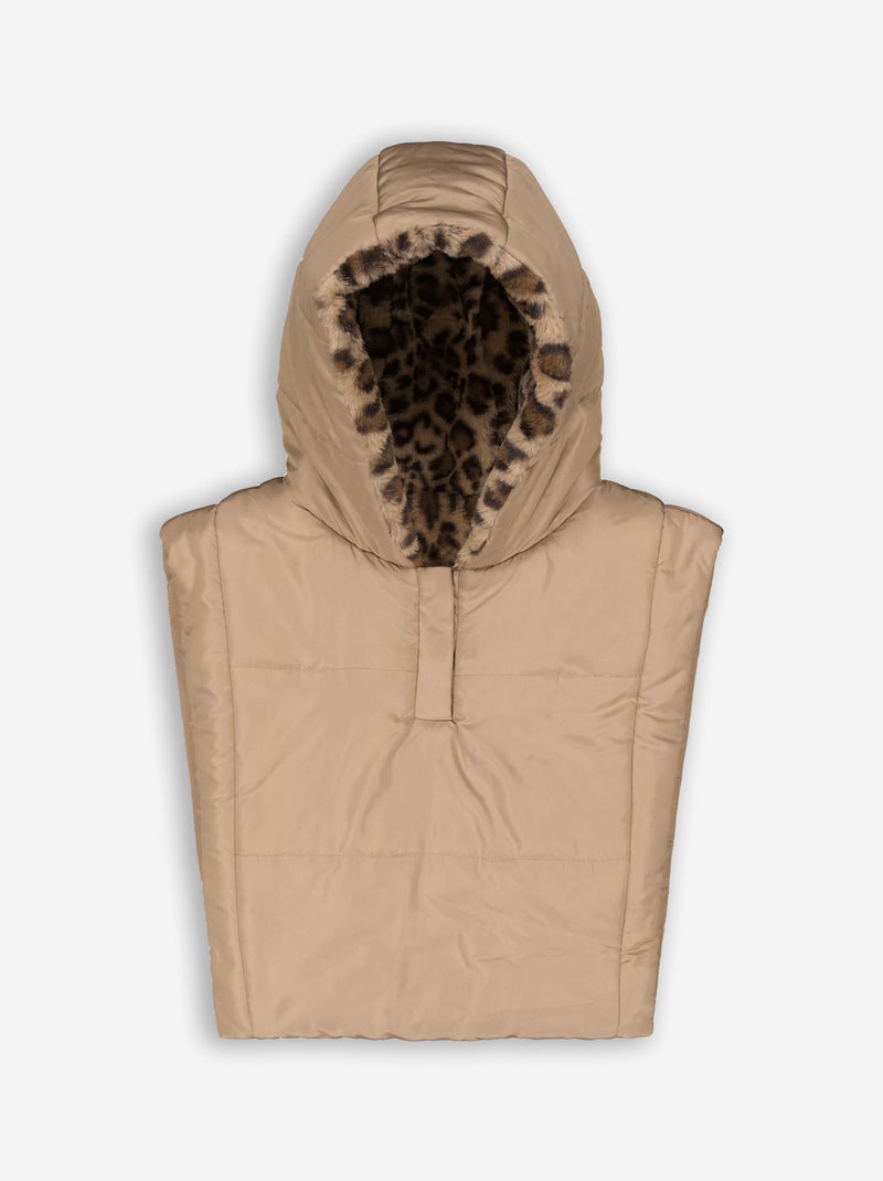 Hooded Front Panel Beige - Kiabi