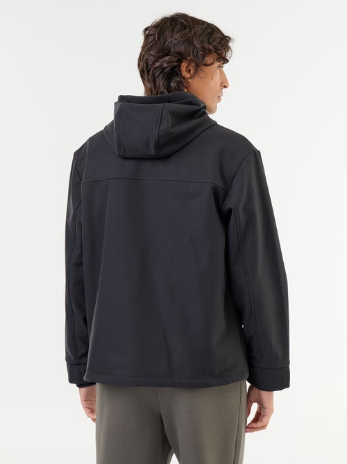 Hooded Neoprene Jacket with Microfleece Lining - Kiabi