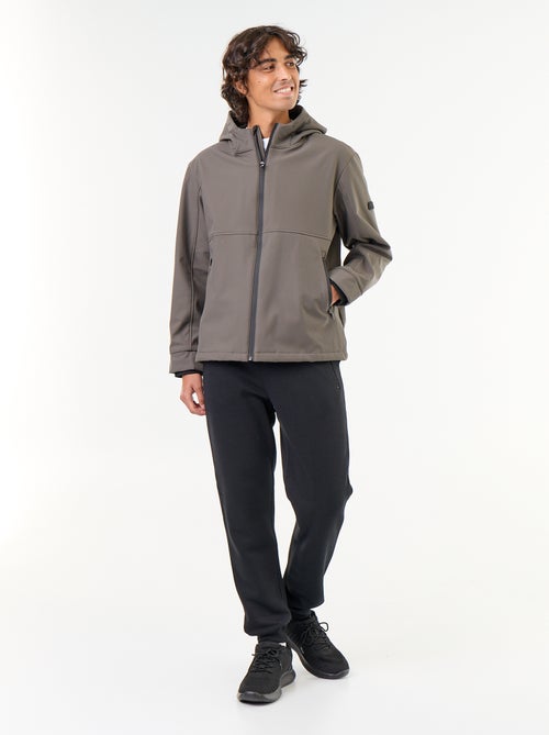 Hooded Neoprene Jacket with Microfleece Lining - Kiabi