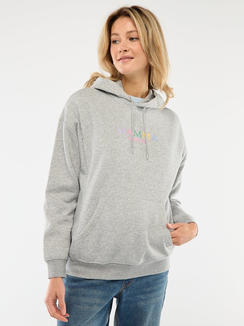 Hooded Nursing Sweatshirt White - Kiabi
