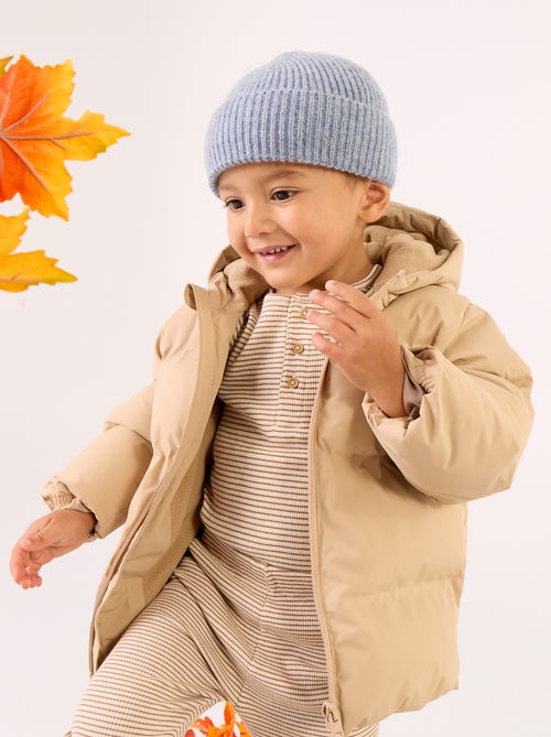 Hooded Padded Puffer Jacket - Kiabi