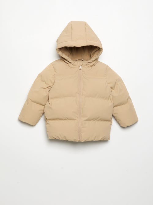 Hooded Padded Puffer Jacket - Kiabi
