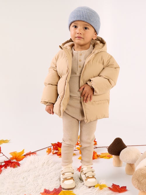 Hooded Padded Puffer Jacket - Kiabi