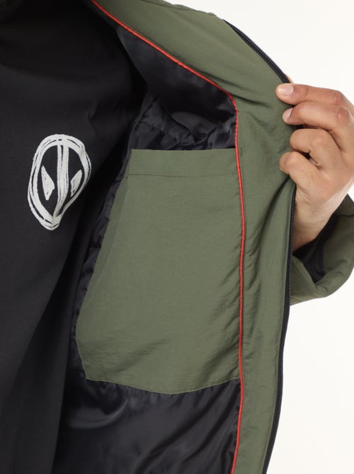 Hooded Parka with Double Entry Patch Pockets with Fleece Lining - Kiabi
