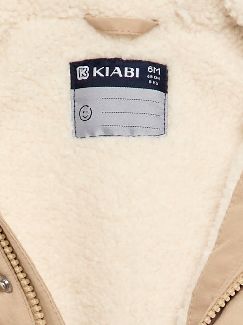 Hooded Parka with Sherpa Lining - Kiabi