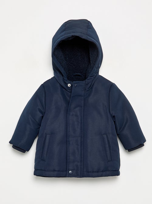 Hooded Parka with Sherpa Lining - Kiabi