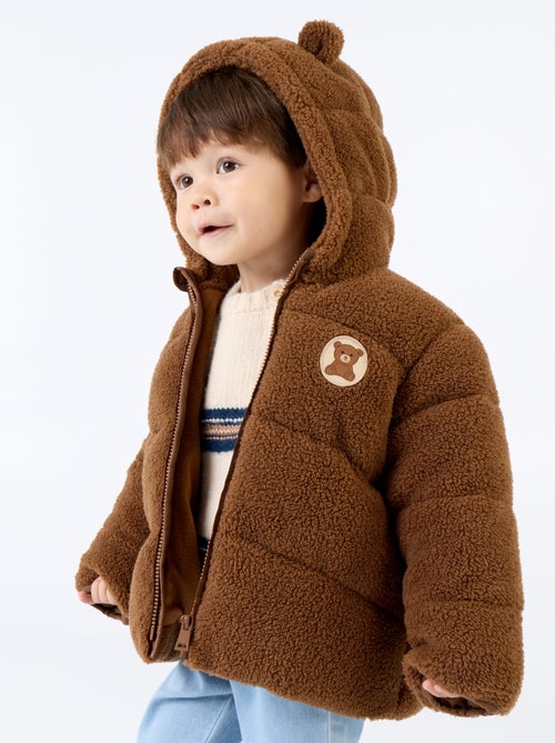 Hooded puffer jacket with ears - Kiabi
