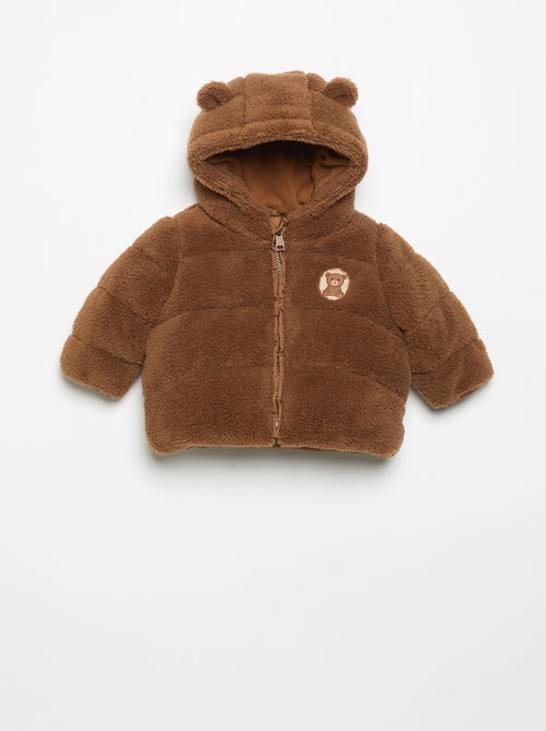 Hooded puffer jacket with ears - Kiabi