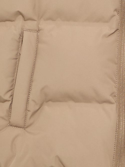 Hooded Quilted Puffer Jacket - Kiabi
