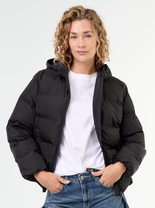 Hooded quilted puffer jacket - Kiabi