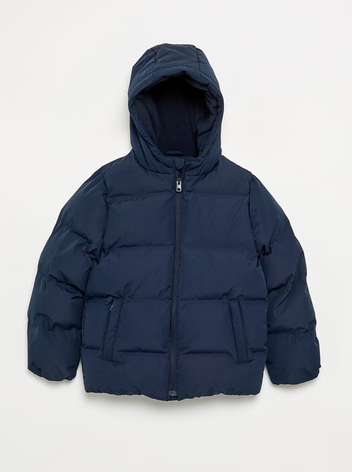 Hooded Quilted Puffer Jacket - Kiabi