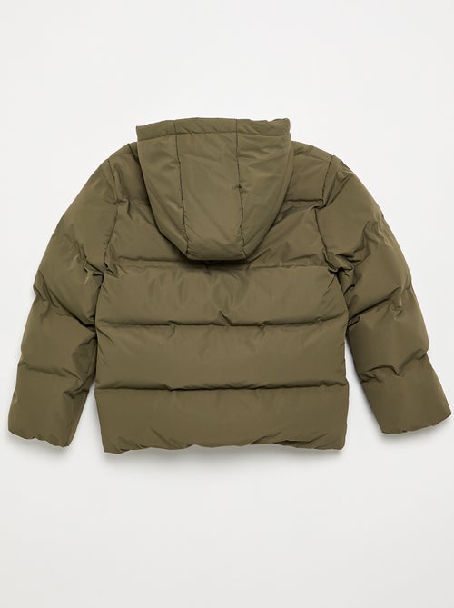 Hooded Quilted Puffer Jacket - Kiabi