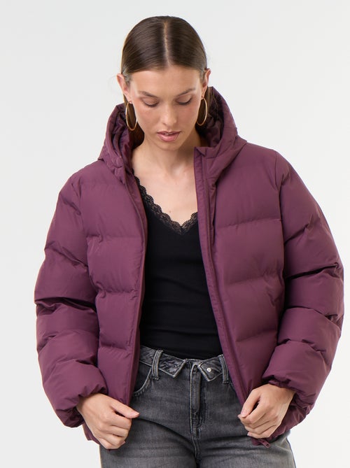 Hooded quilted puffer jacket - Kiabi