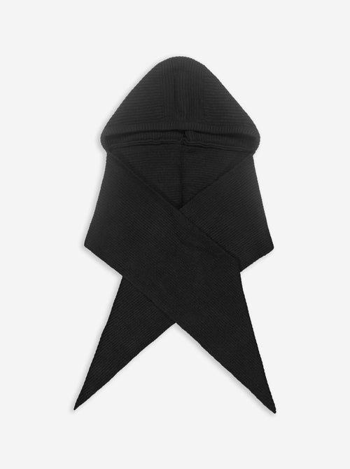 Hooded Ribbed Knit Scarf - Kiabi