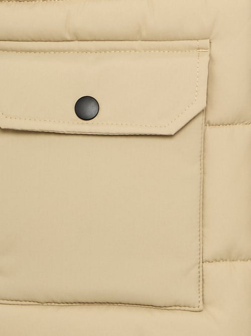Hooded Sleeveless Puffer Jacket - Kiabi