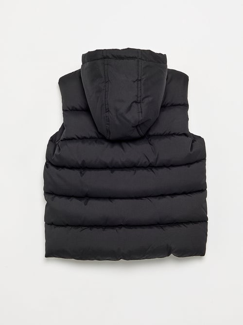 Hooded Sleeveless Puffer Jacket - Kiabi