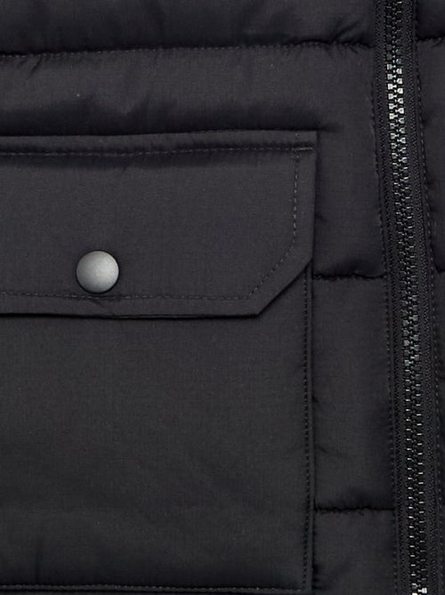 Hooded Sleeveless Puffer Jacket - Kiabi