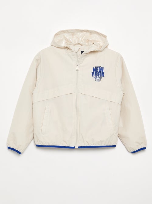 Hooded Windbreaker Jacket - Kiabi