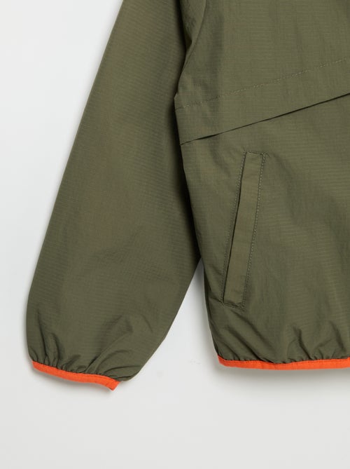 Hooded Windbreaker Jacket - Kiabi
