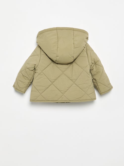Hooded Zip-Up Jacket - Kiabi Hooded Zip-Up Jacket - Kiabi