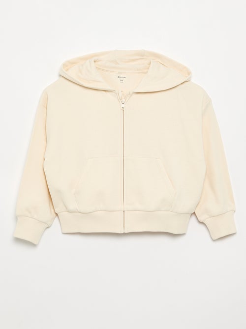 Hooded Zip-Up Sweatshirt - Kiabi