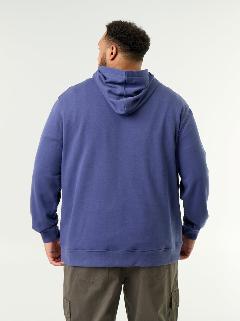 Hoodie aus French Terry Bleu - Kiabi