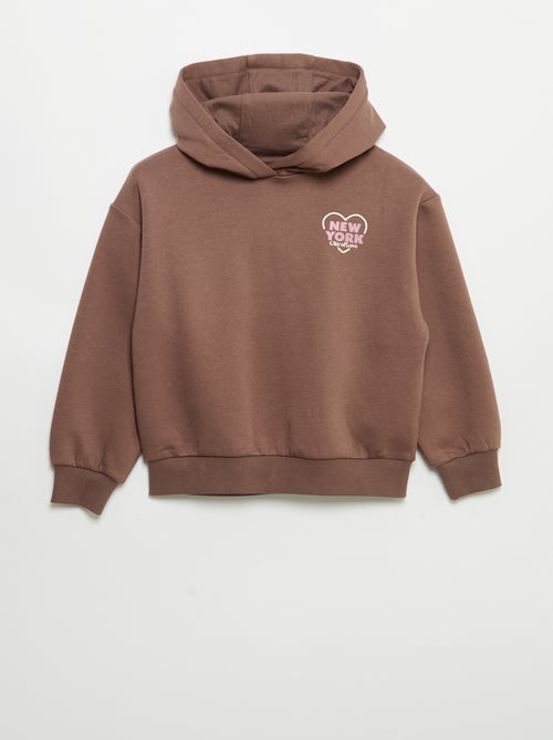Hoodie beidseitig bedruckt - Kiabi