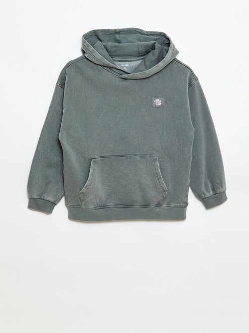 Hoodie im Used-Look - Kiabi