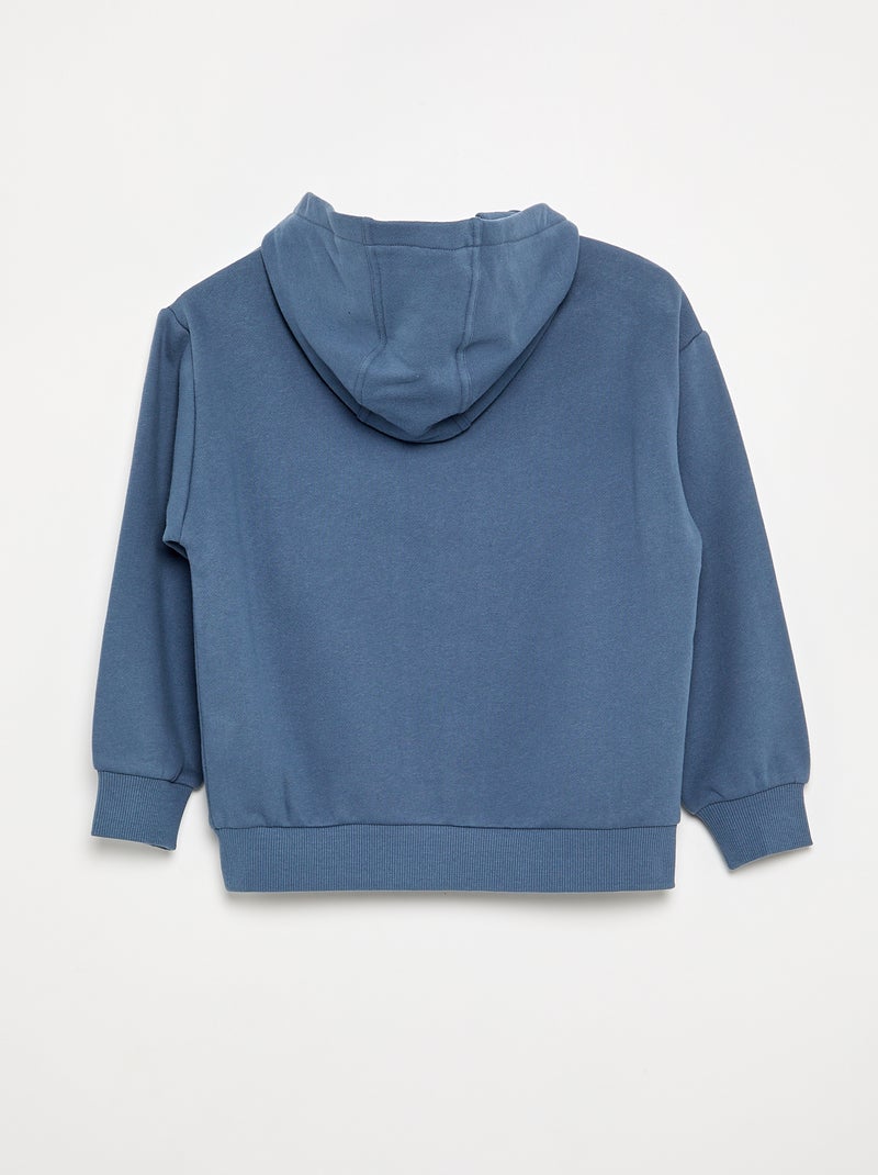 Hoodie mit Kängurutasche Blau - Kiabi
