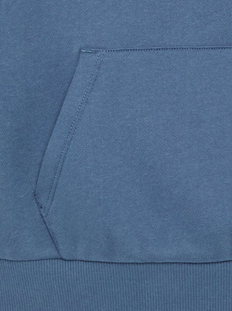 Hoodie mit Kängurutasche Blau - Kiabi