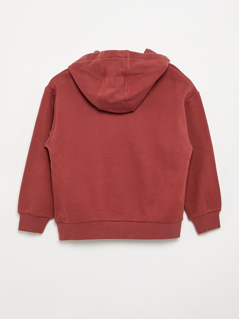 Hoodie mit Kängurutasche Braun - Kiabi