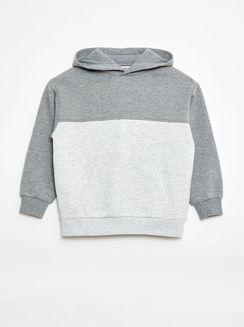 Hoodie mit Kängurutasche - Kiabi