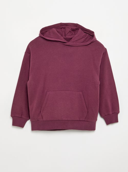 Hoodie mit Kängurutasche - Kiabi