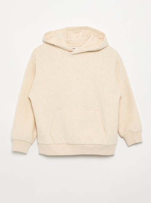 Hoodie with kangaroo pocket - Kiabi